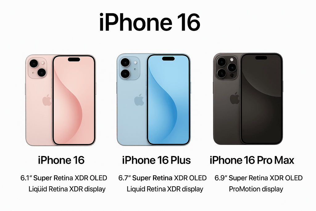 iPhone 16 Vs iPhone 16 Plus Vs iPhone 16 Pro Max