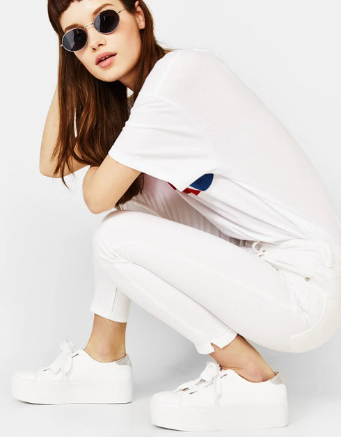 Super skinny mid-rise trousers